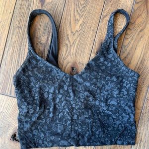Lululemon Align Tank Size 6 Black Grey